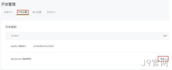 开发设置